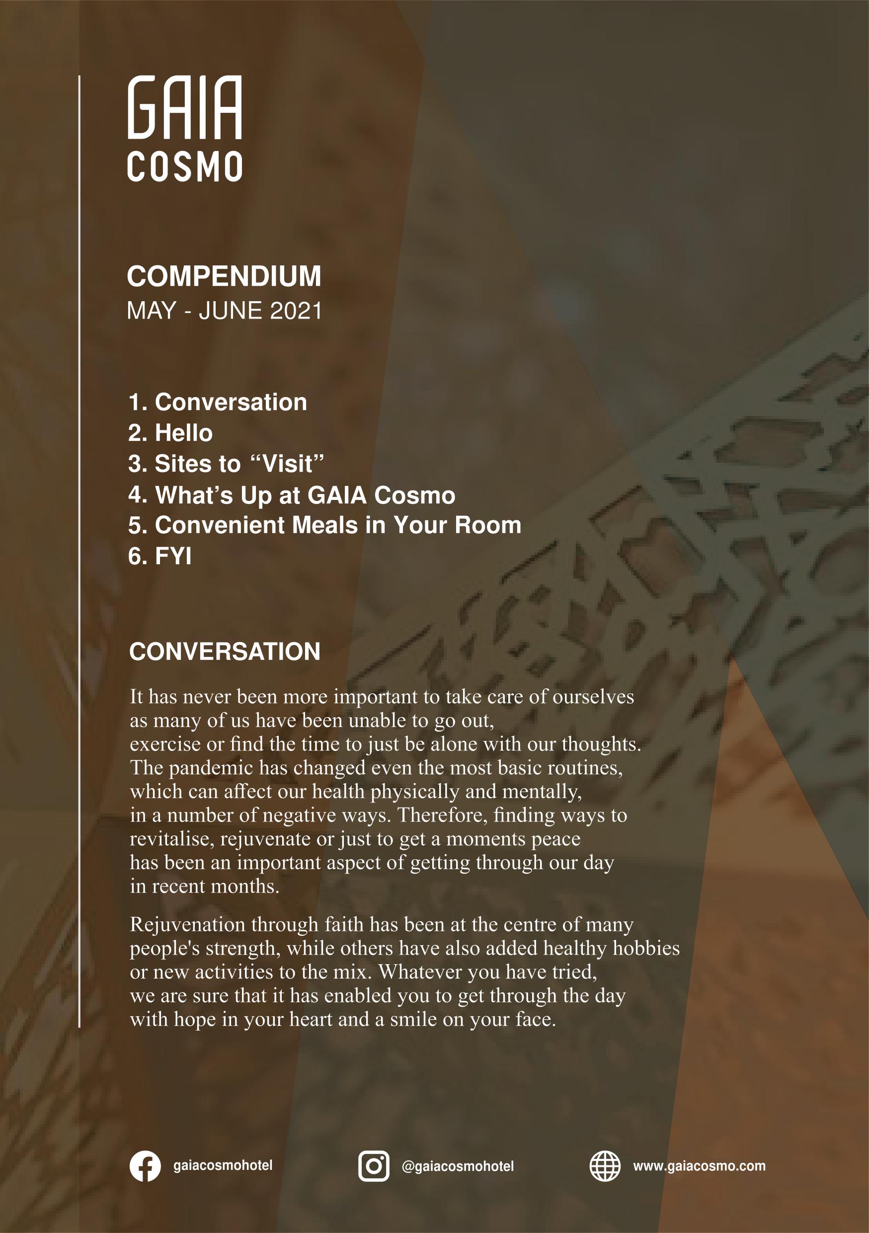 COMPENDIUM MAY - JUNE 2021 - Gaiacosmo